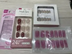 ネイルシール ネイルチップ ダイソー 24個入り XSサイズのサムネイル
