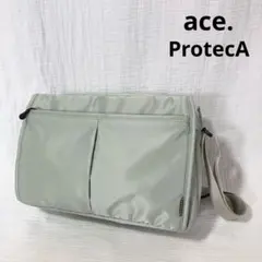 ace. ProtecAショルダーバッグ ライトグリーン