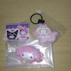 ミニチュアおめんコレクション◇フォレストどうぶつPUSHキーリングホルダーのサムネイル