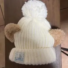 ダッフィー　ニット帽　耳付き