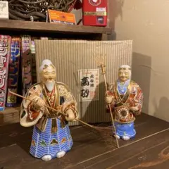 九谷焼 高砂人形 ペア　未使用箱付きのサムネイル