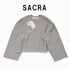 SACRA サクラ グレー スウェットプルオーバー 260425-77のサムネイル