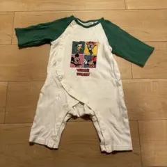 ディズニー ミッキー ロンパース 60〜70cm