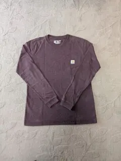 Carhartt カーハート　ロンT バーガンディ　XS