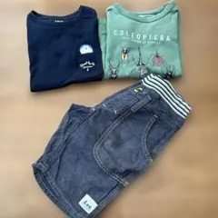 ユニクロTシャツ　ドラえもん　昆虫　Lee ハーフパンツ 120