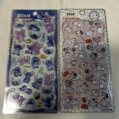スティッチ　101匹ワンちゃん　プチドロ　ボンボンドロップシール　正規品