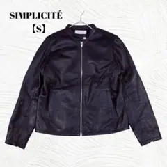 Simplicite レディースレザー シングルライダースジャケット 2026年最新】Simplicite レディース レザージャケット・ライダースの