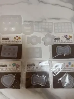 セリア レジン シリコンモールド 12点セット まとめ売り