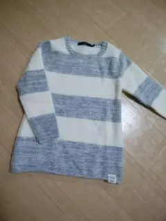 AZUL♡ニット❤️淡い系ボーダー　アズール