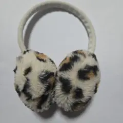 ヒョウ柄ファー イヤーマフ