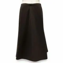 HANAE MORIダークブラウン フレアスカート ひざ丈Ｍのサムネイル