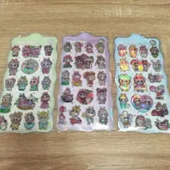 ラブブ 立体シール ボンボンドロップシール