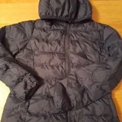 UNIQLO キッズ 130 ネイビーコート フード付き