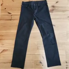 東*️様 Levi's 513 後染　ブラック スキニーデニム W28