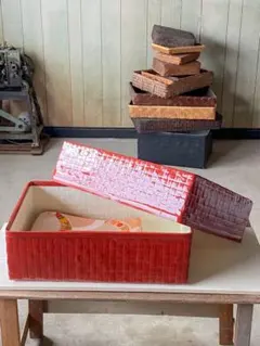 アンティーク古道具 大きい つづら 収納 柳行李 やなぎごおり 収納