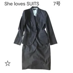 【美品】ONLY She loves SUITS セットアップ スカート 7号
