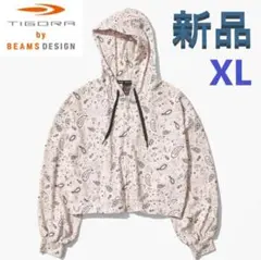 【新品】BEAMS DESIGN レディース ペイズリーナイロンパーカ XL