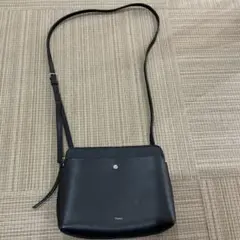 Theory ブラックショルダーバッグ