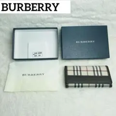 新品未使用品正規品箱付きBURBERRYノバチェック 5連キーケース ベージュ