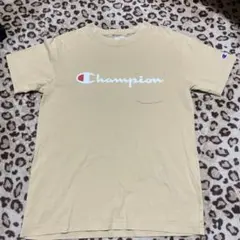 Champion チャンピオン Tシャツ ベージュ サイズM
