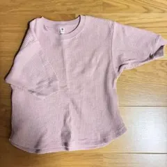 【美品】ワッフルTシャツ　110センチ