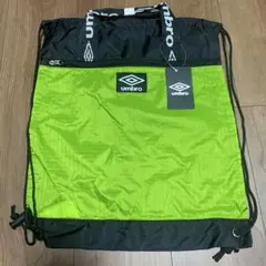 【新品】アンブロ umbro 2WAY ナップザック グリーン ブラック 巾着のサムネイル