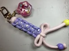 レジン シェイカーモチーフパラコードキーホルダー