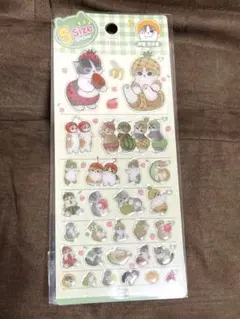 mofusand 5size ステッカー　苺　果物
