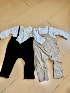 GU オーバーオール 2点セット サイズ80