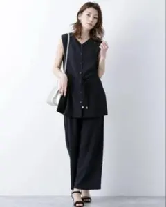 リネン セットアップ