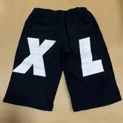 X-LARGE kids 黒 ハーフパンツ 140㎝