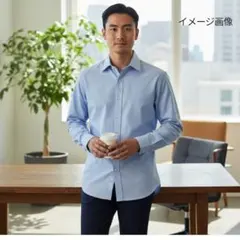 【プロ仕上げクリーニング済】ブルックスブラザーズ無地長袖シャツ　メンズL相当古着