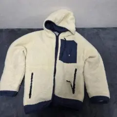 BAYFLOW　ナカワタボアフードブルゾン