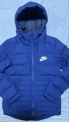Nike フード付きダウンジャケット S ネイビー