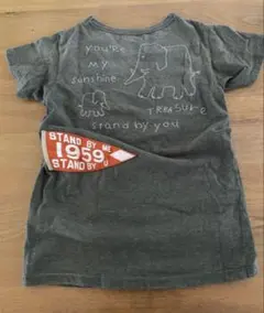 DENIM DUNGAREE Tシャツ 象 刺繍 01のサムネイル