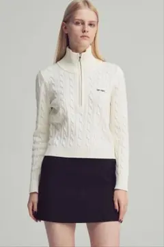 thetoe TOÉ Speyer Half Zip Knit / blue S - メルカリ