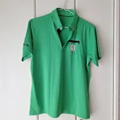 緑色 ポロシャツ XLサイズ 胸ポケット付き