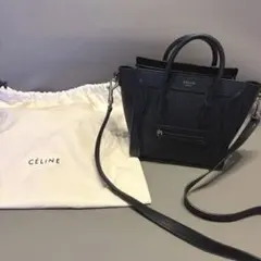 セール　美品　CELINE ラゲージ ナノ 黒　セリーヌ