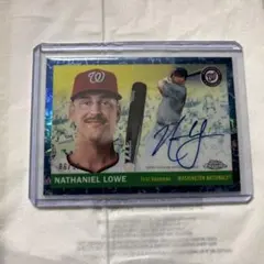 Nathaniel Lowe Topps Chrome 直筆サインカード - メルカリ