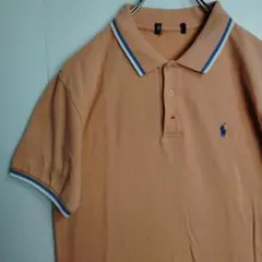 ラルフローレン 半袖シャツ ポロシャツ サーモンピンク ポニー
