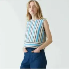 マカフィー トゥモローランド 2WAY コットン タンクトップ ノースリーブ Sのサムネイル