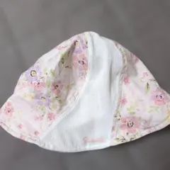 shama maruta女の子 花柄帽子 54cm