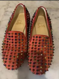 Christian Louboutin オレンジローファー 23のサムネイル