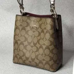 COACH シグネチャー PVC 2way スモール タウン ショルダー 85