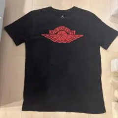 AIR JORDAN Tシャツ ブラック ウィングロゴ