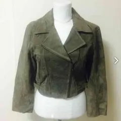 H&M リアルレザー ライダースジャケット