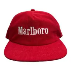 g*n様 Marlboro マルボロ コーデュロイキャップ 刺繍ロゴ　80s 9
