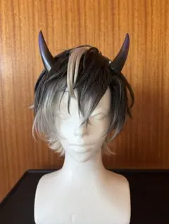 鬼滅の刃 コスプレ ウィッグ 獪岳 - メルカリ