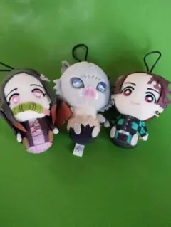 鬼滅の刃 ぬいぐるみ・マスコット 3体セット