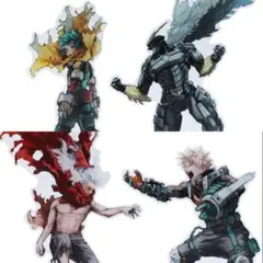 爆豪勝己 死柄木弔 デク オールマイト アクリルMEGAフィギュアW